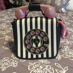 Betsy Johnson bedazzled phone.